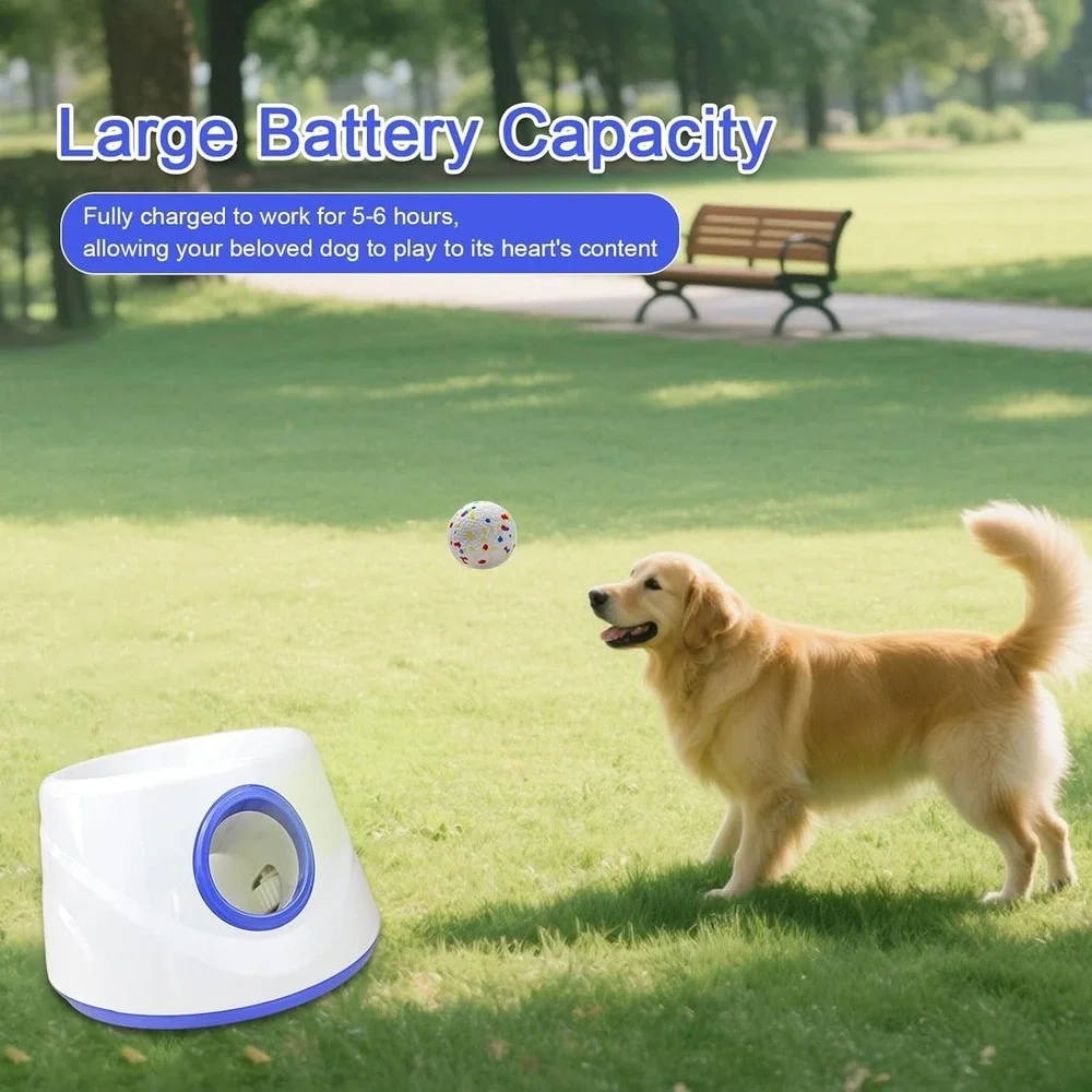 RERBIO Dog‎ Ball Thrower for Small Dogs, Indoor Outdoor Launcher Toy